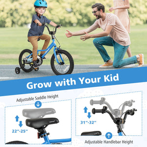 16 Inch Kids Bike with Removable Training Wheels for Aged 4-7 Years Old view 8