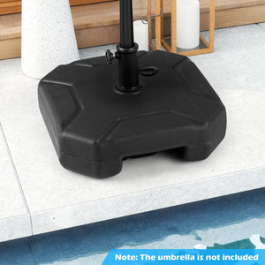 17 Inch 88 LBS Heavy-Duty Fillable Umbrella Base with Handle view 2
