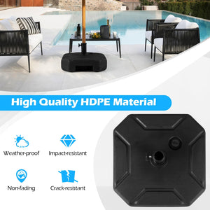 17 Inch 88 LBS Heavy-Duty Fillable Umbrella Base with Handle view 9