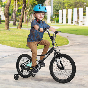 18 Inch Kids Bike Adjustable for 4-8 Years Old with Low-Step Frame view 2