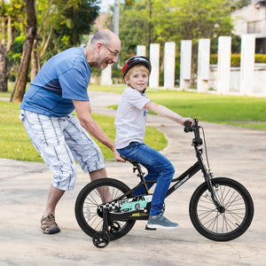 18 Inch Kids Bike Adjustable for 4-8 Years Old with Low-Step Frame view 3