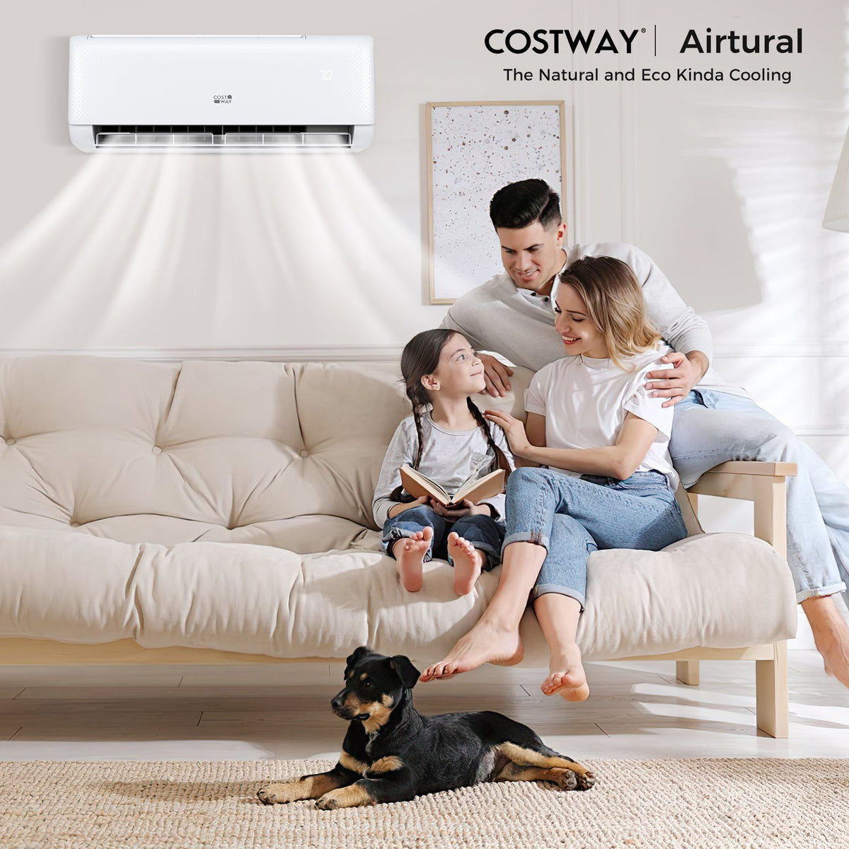 Airtural Series 18000 BTU 21 SEER2 Ductless Mini Split Air Conditioner and Heater 208-230V Energy Star Certified view 2