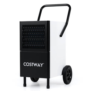 189 Pints Commercial Dehumidifier with Built-in Water Pump-Black view 3