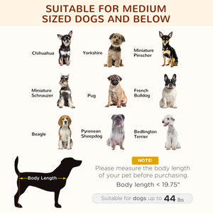 Elevated Dog Bed with Canopy, Portable Raised Dog Cot for M Sized Dogs, Indoor & Outdoor, 30" x 24" x 29", Grey