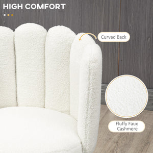 Faux Cashmere Bar Stools Set of 2 Counter Height Bar Stools with Back for Home Kitchen, 20.5"x19.7"x36.6", Cream