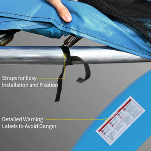Soozier 14ft Trampoline Replacement Pad Trampolining Replacement Jump Bounce Exercise GYM Pad Only