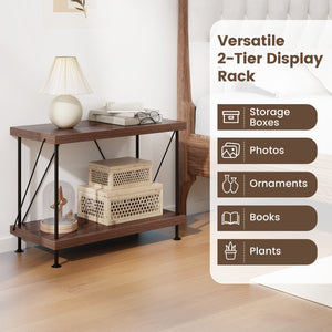 2/3/4/5-Tier Multipurpose Display Rack with Metal Frame-2-Tier view 7