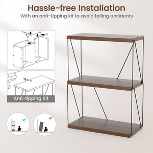 2/3/4/5-Tier Multipurpose Display Rack with Metal Frame-3-Tier view 8