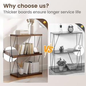 2/3/4/5-Tier Multipurpose Display Rack with Metal Frame-3-Tier view 9