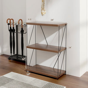 2/3/4/5-Tier Multipurpose Display Rack with Metal Frame-34 inches view 5