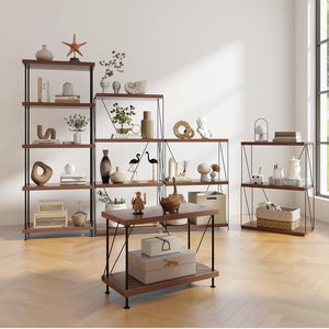 2/3/4/5-Tier Multipurpose Display Rack with Metal Frame-34 inches view 6