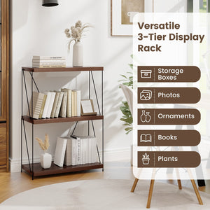 2/3/4/5-Tier Multipurpose Display Rack with Metal Frame-34 inches view 7
