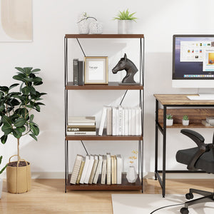 2/3/4/5-Tier Multipurpose Display Rack with Metal Frame-4-Tier view 2
