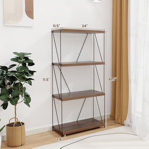 2/3/4/5-Tier Multipurpose Display Rack with Metal Frame-4-Tier view 5