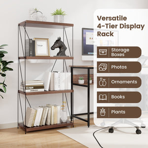 2/3/4/5-Tier Multipurpose Display Rack with Metal Frame-4-Tier view 7