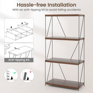 2/3/4/5-Tier Multipurpose Display Rack with Metal Frame-4-Tier view 8