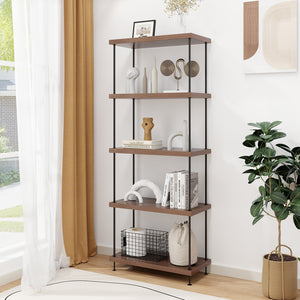 2/3/4/5-Tier Multipurpose Display Rack with Metal Frame-5-Tier view 2