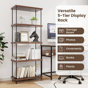 2/3/4/5-Tier Multipurpose Display Rack with Metal Frame-5-Tier view 7