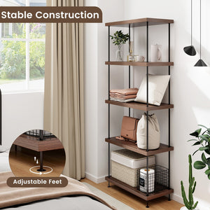 2/3/4/5-Tier Multipurpose Display Rack with Metal Frame-5-Tier view 8
