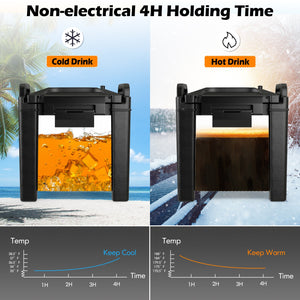 2.5 Gallon Insulated Beverage Server Dispenser-Black view 5
