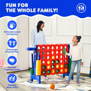 2.5 Feet 4-to-Score Giant Game Set-Blue view 3
