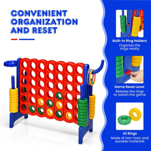 2.5 Feet 4-to-Score Giant Game Set-Blue view 8