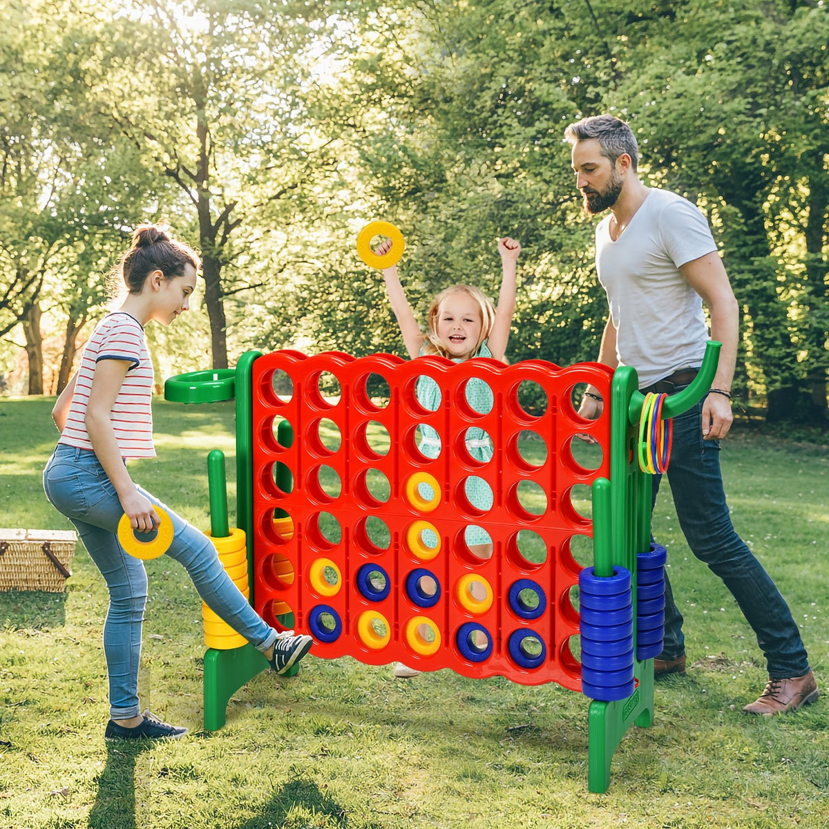 2.5ft 4-to-Score Giant Game Set-Green view 2