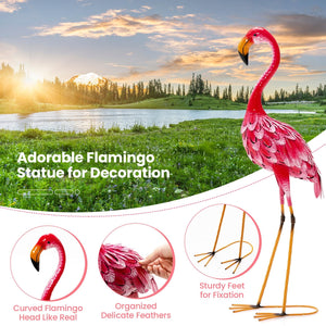 2-Piece Flamingo Garden Statue Set view 9