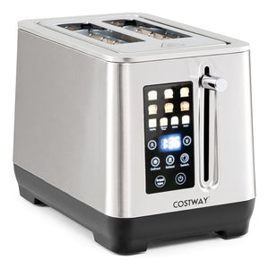 2 Slice Toaster with 6 Browning Levels and 4 Bread Types-Silver view 4