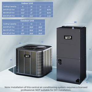 2 Ton 18 SEER2 High-Performance Heat Pump System (Operates down to -15℃) view 3