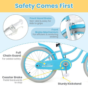 20 Inch Kids Bike with Dual Brakes and Adjustable Seat view 5