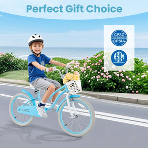 20 Inch Kids Bike with Dual Brakes and Adjustable Seat view 7