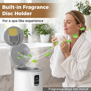 20 L Large Blanket Towel Warmer for Bathroom with 3 Heat Levels-White view 7