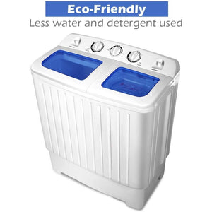 20 lbs Compact Twin Tub Washing Machine for Home view 3