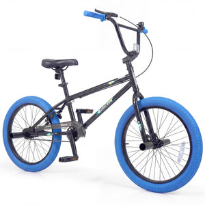 20 inches Trick Bicycle with 270 Degree Steering and Adjustable Seat for Kids and Teens-Navy