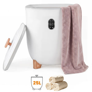 20L Towel Warmer Bucket with PTC Air Heater for Rapid and Even Heating-White view 3