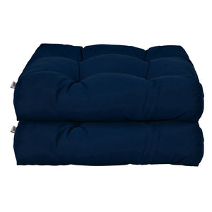 21 Inch x 21 Inch Patio Chair Seat Cushion Pads for Indoor and Outdoor-Navy view 7