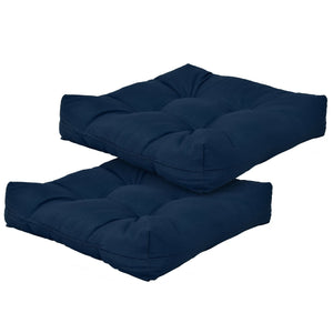 21 Inch x 21 Inch Patio Chair Seat Cushion Pads for Indoor and Outdoor-Navy view 8