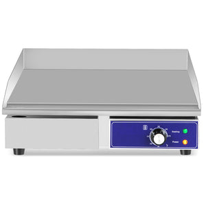 22 Inch Countertop Electric Griddle 2000W 110V Commercial Stainless Steel Grill-Silver view 3