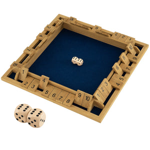 24 Inch Extra-Large Shut The Box Game for 2-4 Players