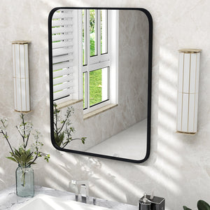 24 x 32 Inch Minimalist Wall Mounted Rectangle Mirror view 3
