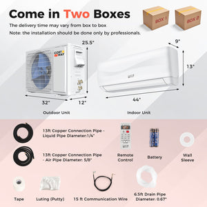 Blast Series 24000 BTU 18.5 SEER2 208-230V Ductless Mini Split Air Conditioner and Heater view 4