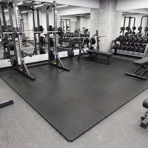 24Tiles 1/2 inches Puzzle Exercise Floor Mats-Black view 2