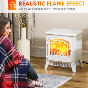Freestanding Electric Fireplace Stove Heater with Realistic Flame Effect, Overheat Protection, 750W/1500W – view 10