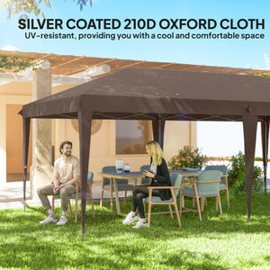 10' x 20' Outdoor Pop Up Canopy Tent Party Tent Instant Shelter W/ Carrying Bag, Blue – view 12