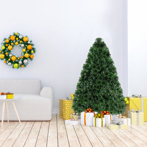 3/4/5 Feet Artificial Pre-Lit Fiber Optic PVC Christmas Tree-3 ft view 2