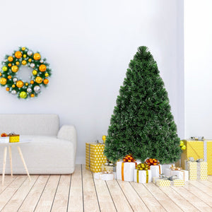 3/4/5 Feet Artificial Pre-Lit Fiber Optic PVC Christmas Tree-4 ft view 2