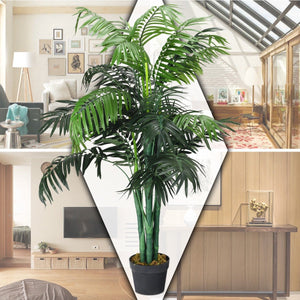 3.5 Feet Artificial Areca Palm Decorative Silk Tree with Basket view 4
