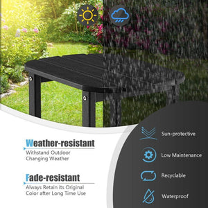 3-Piece Outdoor Adjustable Chaise Lounge Set with 2 Recliners and 1 Side Table for Garden Backyard view 9