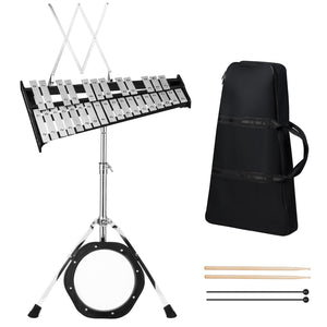 30 Notes Percussion with Practice Pad Mallets Sticks Stand view 4